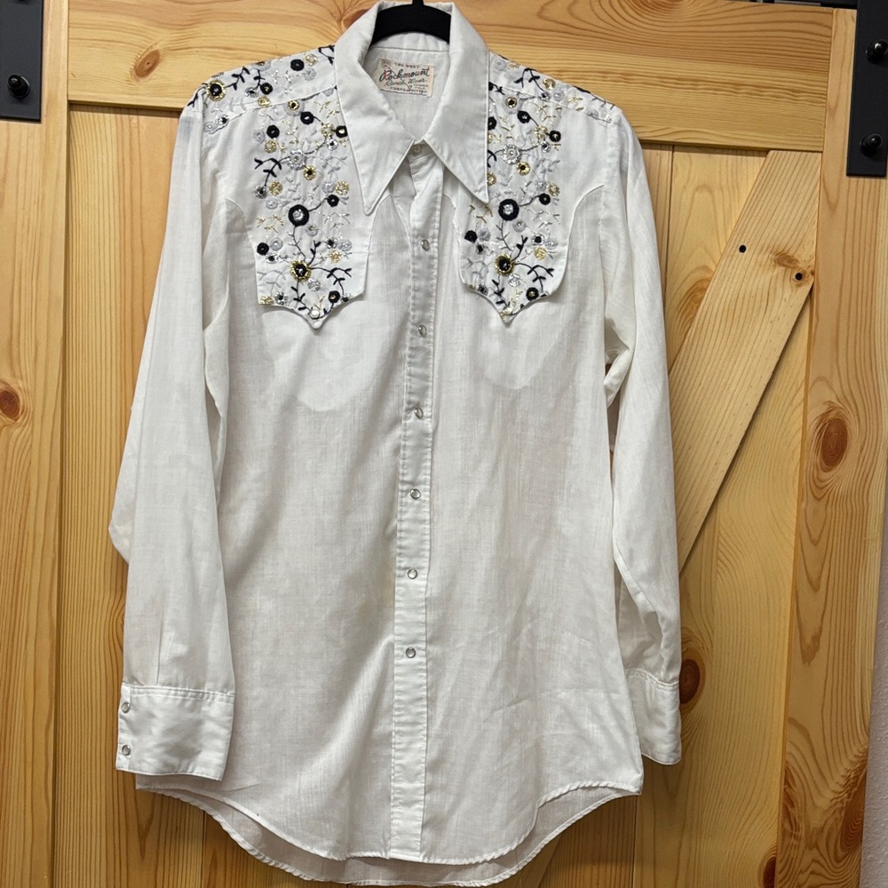 Embroidered Western Shirt Vintage